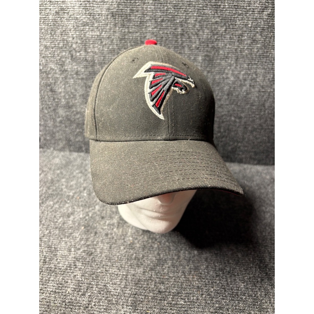 New Era Atlanta Falcons 9FORTY Adjustable Hat Mens Black Red NFL Football Cap